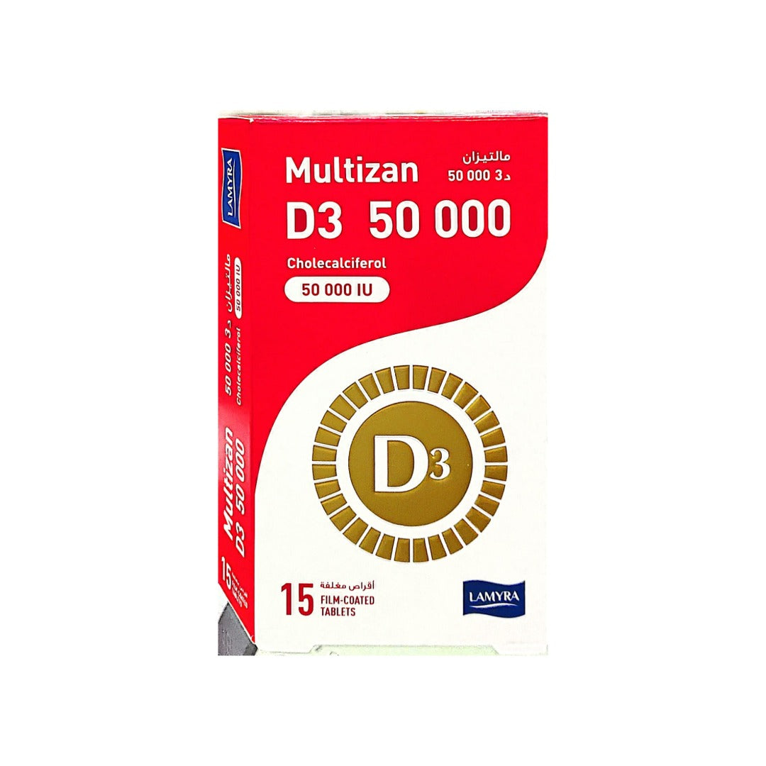 Multizan Vitamin D3 50000 Tablets 15's