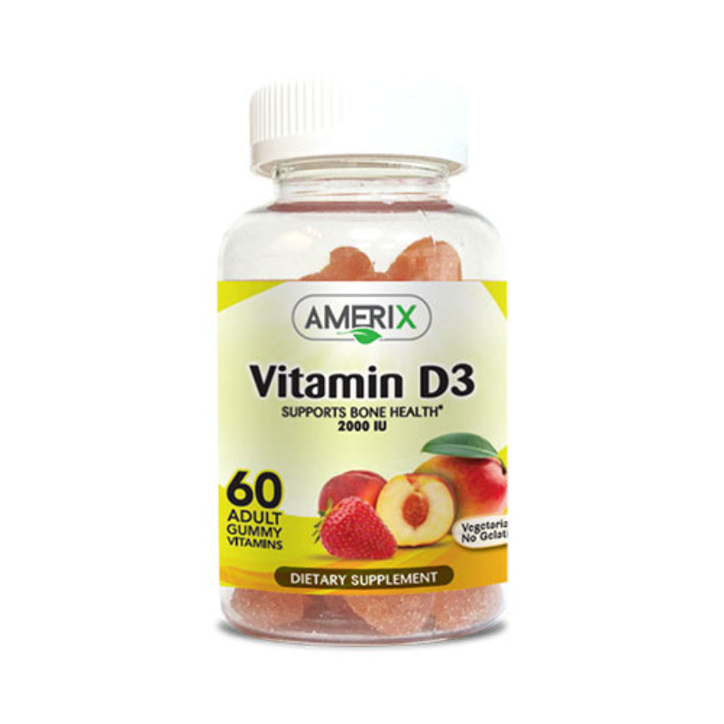 Amerix Vitamin D3 Gummy 2000 I.U 60 PC |Vitamin Online Qatar