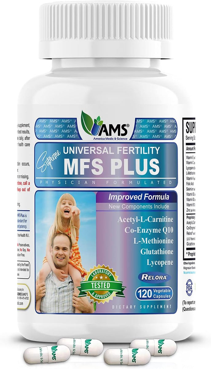 Ams Fertility Mfs Plus Hard Capsule 120 PC | Order Online