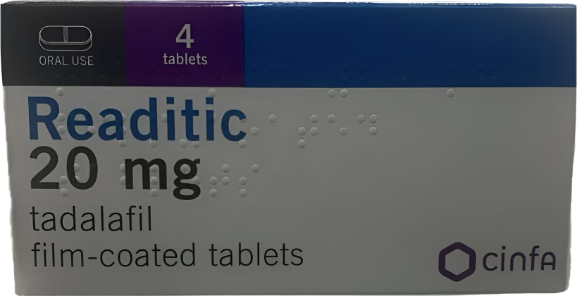 Readitic 20 Mg 4 Tablets | Buy Online Now For Free Delivery
