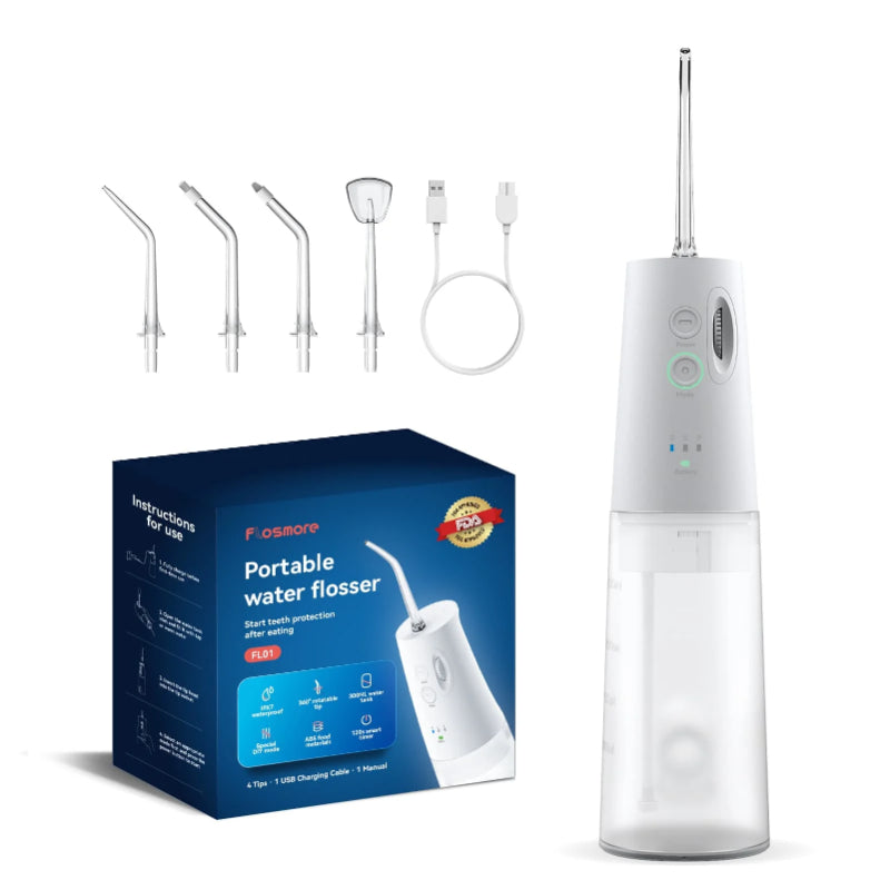 Flosmore Portable Water Flosser FL01B | Free Delivery in Qatar